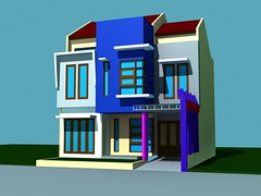 Rumah Tinggal Box Model di Villa Nusa Indah 3 by Indograha Arsitama
 Desain & Build