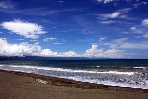 Baler beach in the afternoon