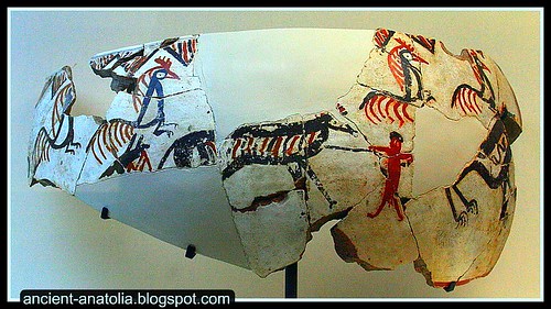 Ancient Phyrgian Pottery at King Midas' Palace at Ancient Gordium City Near Ankara