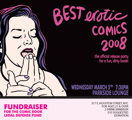 March 5th Best Erotic Comics 2008 official release party