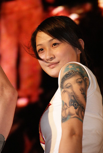 Girl tattoo designs - Asian 