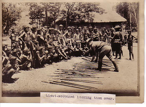 Igorots surrender arms spear  Philippine Buhay Pinoy Noon old pictures photograph black and white Philippines  Filipino Pilipino  people photos life Philippinen indigenous tribe    