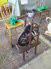 Antique wheel made in Connecticut