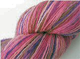 Pretty in Pink: *Raspberry Sherbet* BFL sock yarn