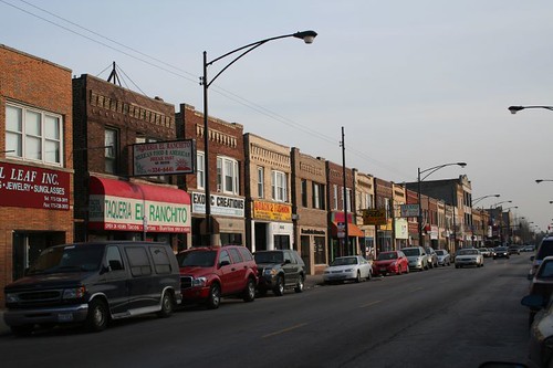 Clark Avenue commercial strip