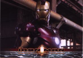 front of the Iron Man P2 trading card