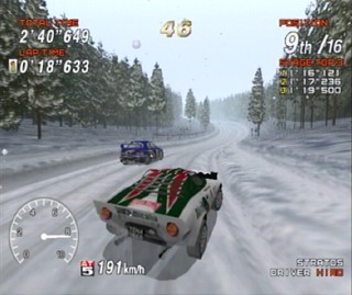 Sega Rally 2 Nieve