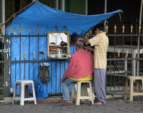 Street Barber / Indonesia, Yogyakarta