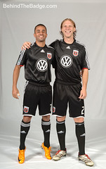 Fred and Gonzalo Peralta pimp the new DC United jerseys with sponsor VW