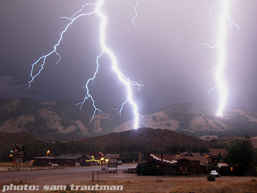 Centennial Ridge Lightning Strike