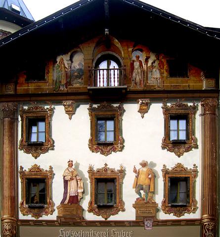 Berchtesgaden - Bemaltes Haus