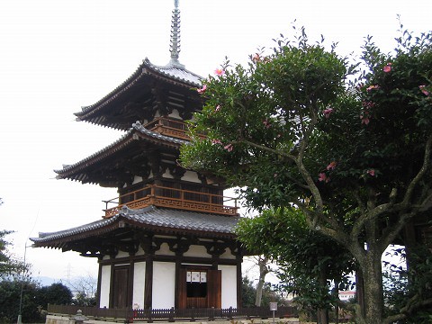 法起寺-三重塔