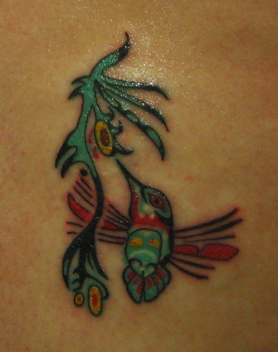 Best Design Tribal Hummingbird Tattoos Gallery Picture 3