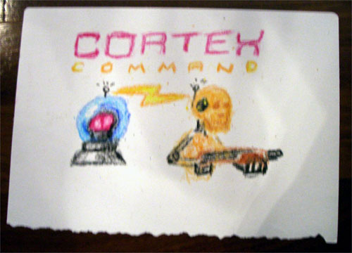 Cortex Command in Crayon Form