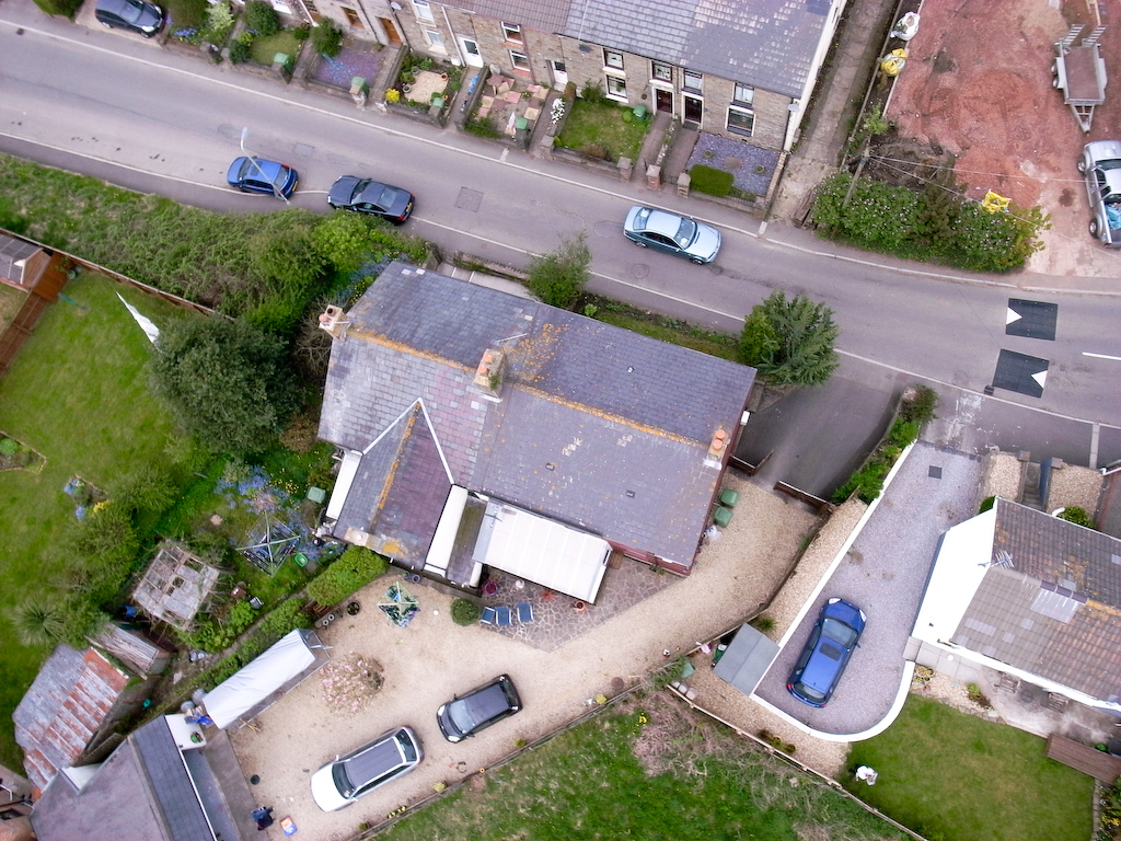 Kite view of house