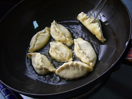 fry dumplings