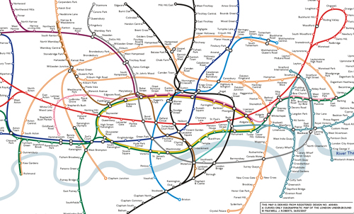 london underground map zone 1. Curvy Tube Map 2 by Maxwell