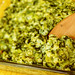 Cauliflower and Broccoli Flan with Spinach Béchamel