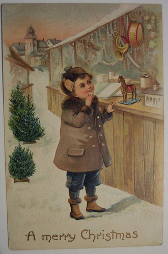 Старинные новогодние и рождественские открытки 