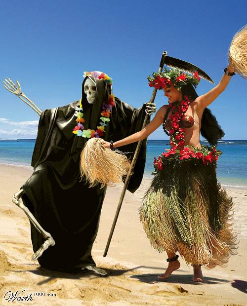 death hula dancing