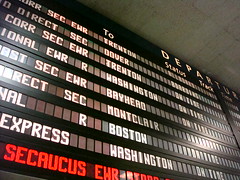 Penn Station Departures