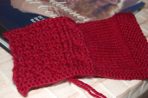 Swatch for Madeleline press scarf. 