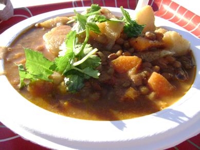 Sapna's lentil curry, Feb. 2, 2008