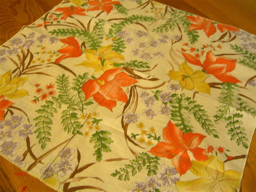 florida thrift find - napkin