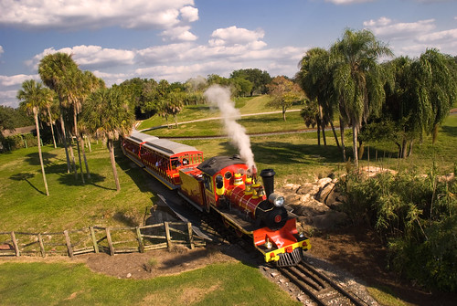 Busch Gardens Train