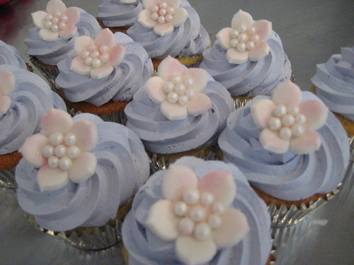 Pretty cupcakes by The Cupcake Princess.