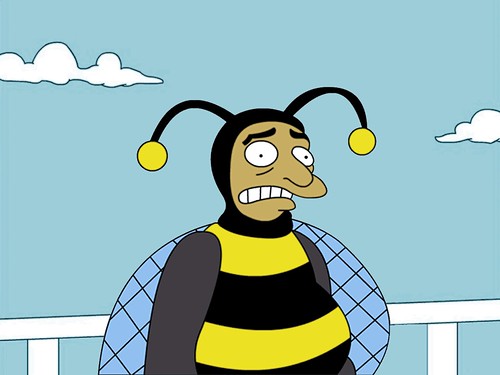 bumble- bee -man - the simpsons