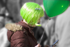 green balloon by McBeth