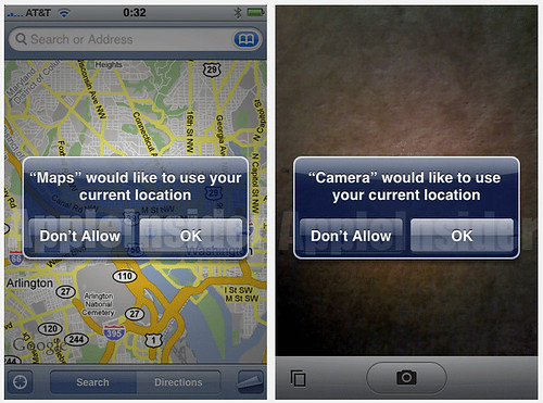 Geotagging on the iPhone