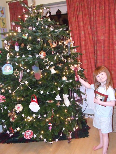 Aine and our tree!