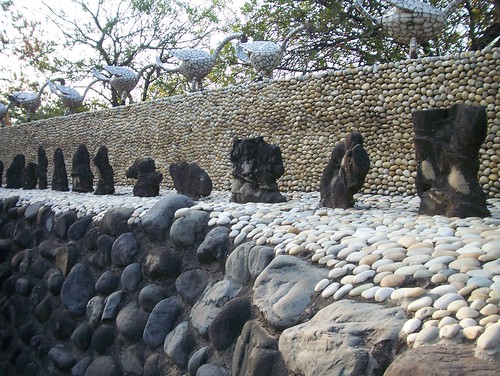 Nek Chand Rock Garden Art walls stones pebble mosaic on Flickr rougetete