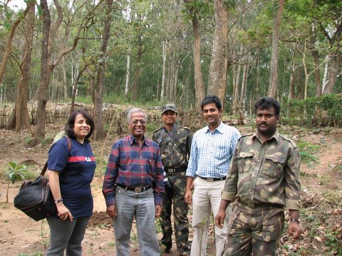 JLR K Gudi Camp 170308 sapling planting