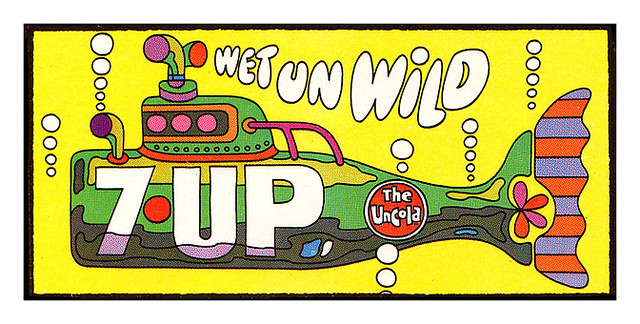 7Up_Yellow Submarine_vintage UnCola billboard poster by Ed George