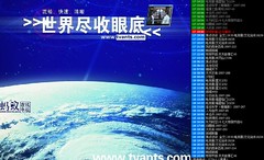 Via een satellietverbinding en internettechnologie kun je op onder meer deze Chinese zender beelden van Brazilie krijgen