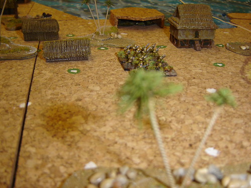 Japanese Infantry back up emplaced Artillery in 'The Pocket'