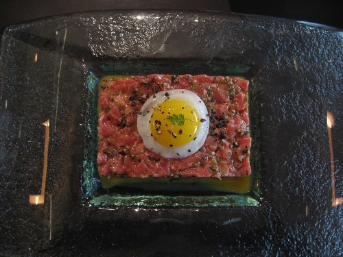 Steak Tartare with quail egg