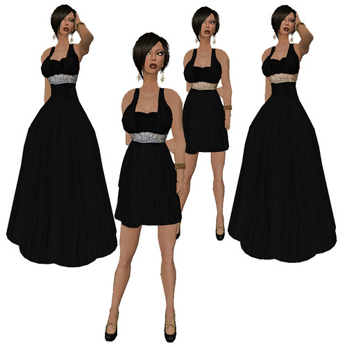 The Cosmo Dress/Gown Deluxe Edition - Black!