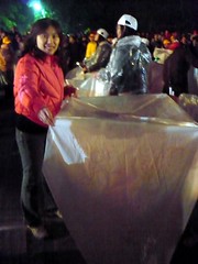 Kongming lantern 準備放天燈