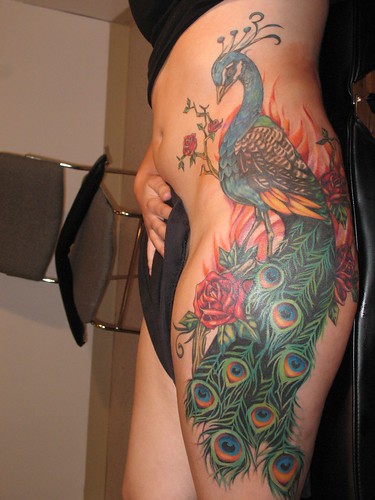 Amazing Peacock Tattoo