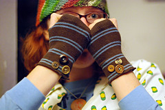 button sock mitts