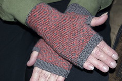 Mom's endpaper mitts