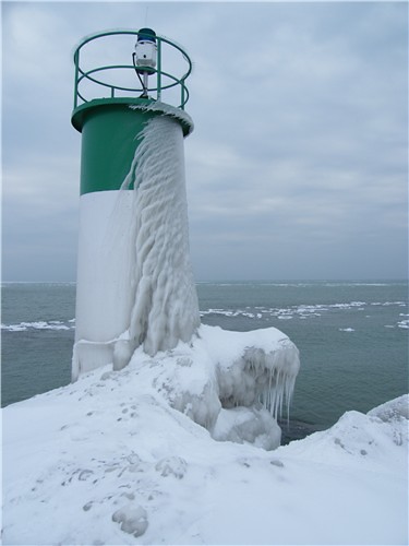 Coney Island NY Polar Bear Tattoo Girl 2005 · Canadian Lighthouse in winter