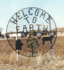 Earth, Texas - Welcome to Earth sign