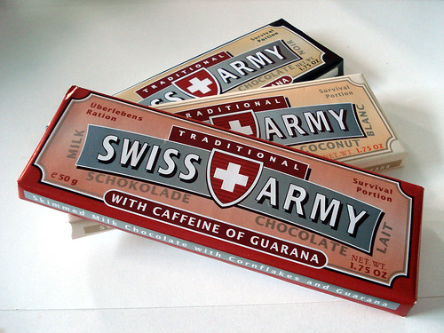Swiss Army brand chocolates