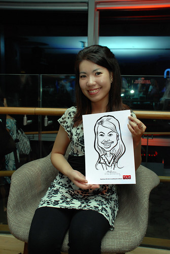 Caricature live sketching for TLC - 20