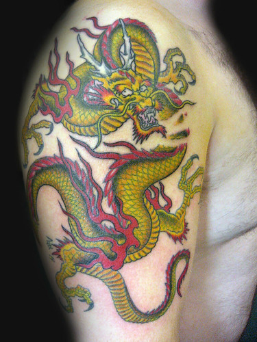 Dragon Tribal Art Tattoos